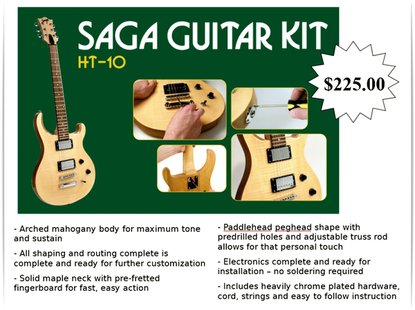 Saga Guitar Kits 1