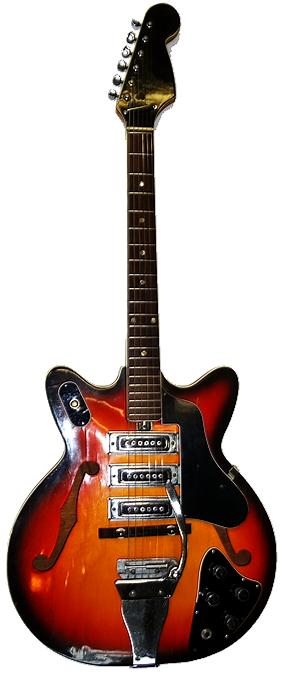 1960’s Italian 335-style guitar